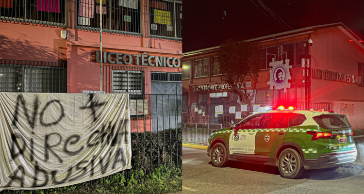 Toma en liceo de Hualpén: alumnos y apoderados exigen salida de inspectora general por maltratos