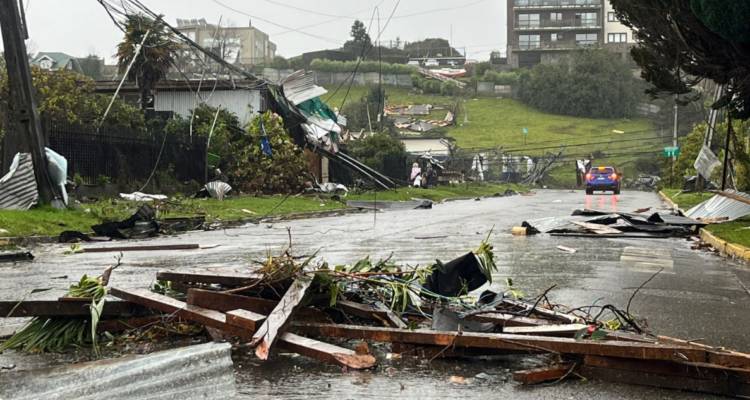 EFE Sur altera el servicio entre las estaciones Llanquihue y La Paloma tras tornado en Puerto Varas