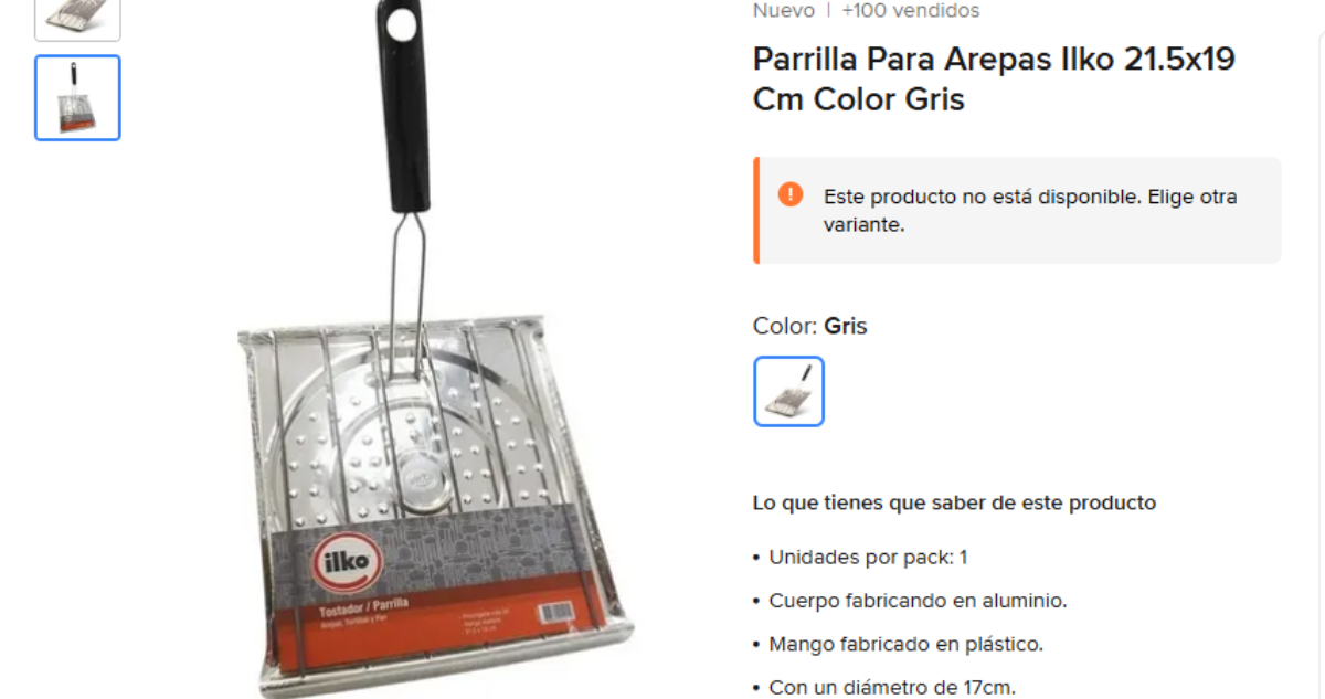 Blasfemia: Ilko deja la escoba al vender el típico tostador chileno como "Parrilla para arepas"