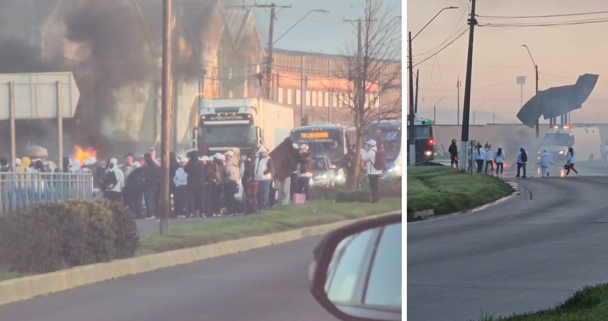 Trabajadores de PacificBlu protagonizan manifestación en Talcahuano