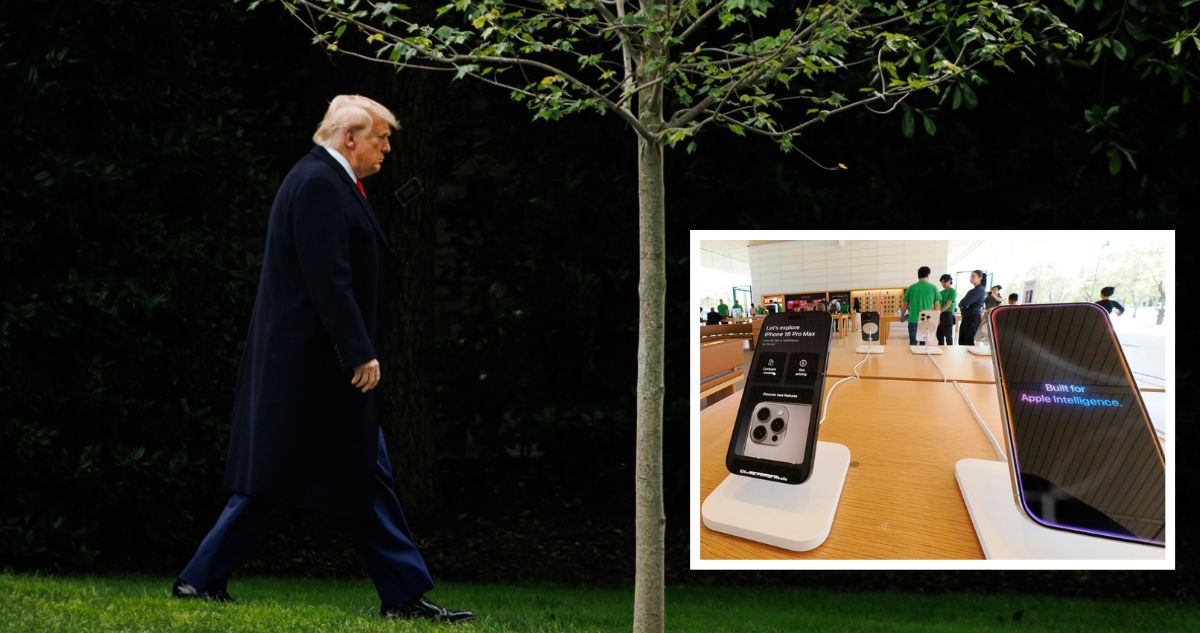 Trump amenaza a Apple con arancel del 25% si no fabrica los iPhones en EEUU