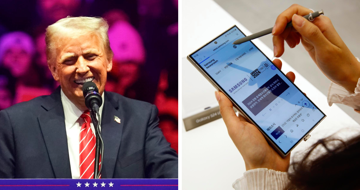 Nadie se salva: Trump amenaza a Samsung y otros fabricantes con aplicarles mismo arancel que a Apple