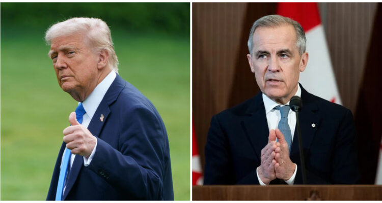 Donald Trump y Mark Carney