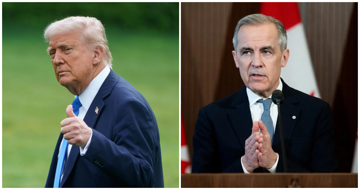 Donald Trump y Mark Carney