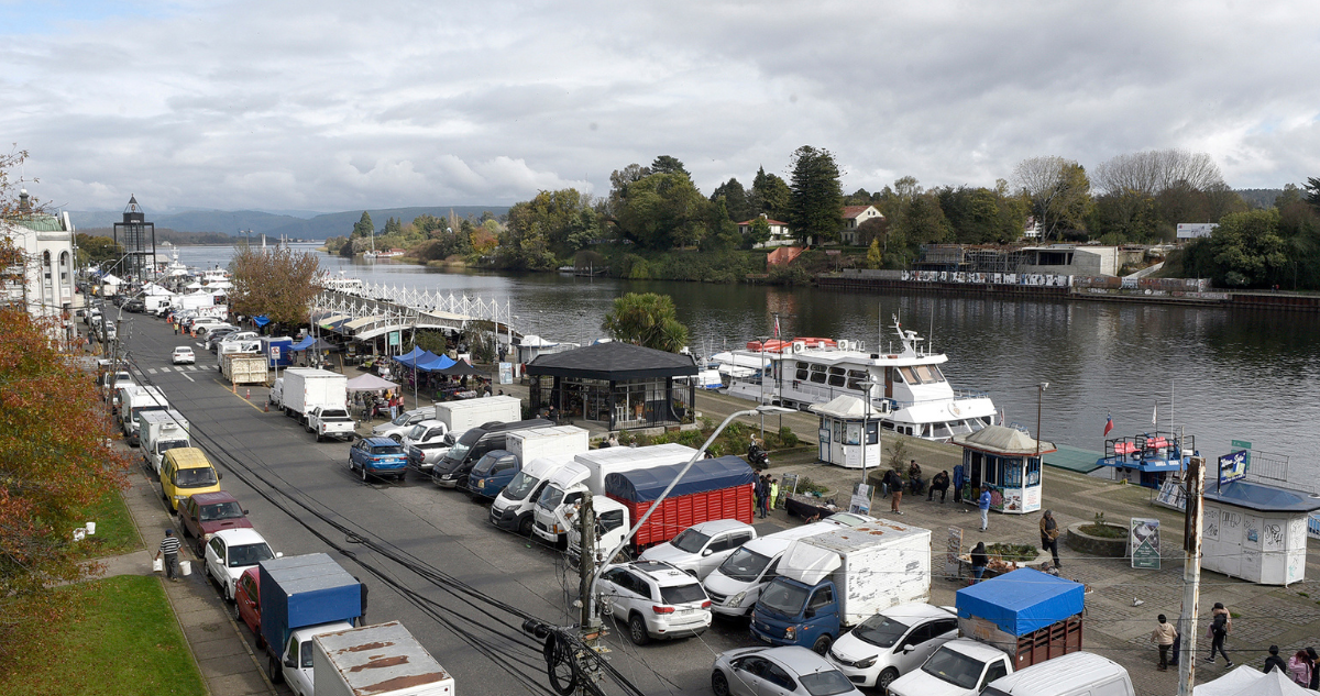 Imagen de Valdivia por problemas en obras de avenida de la ciudad
