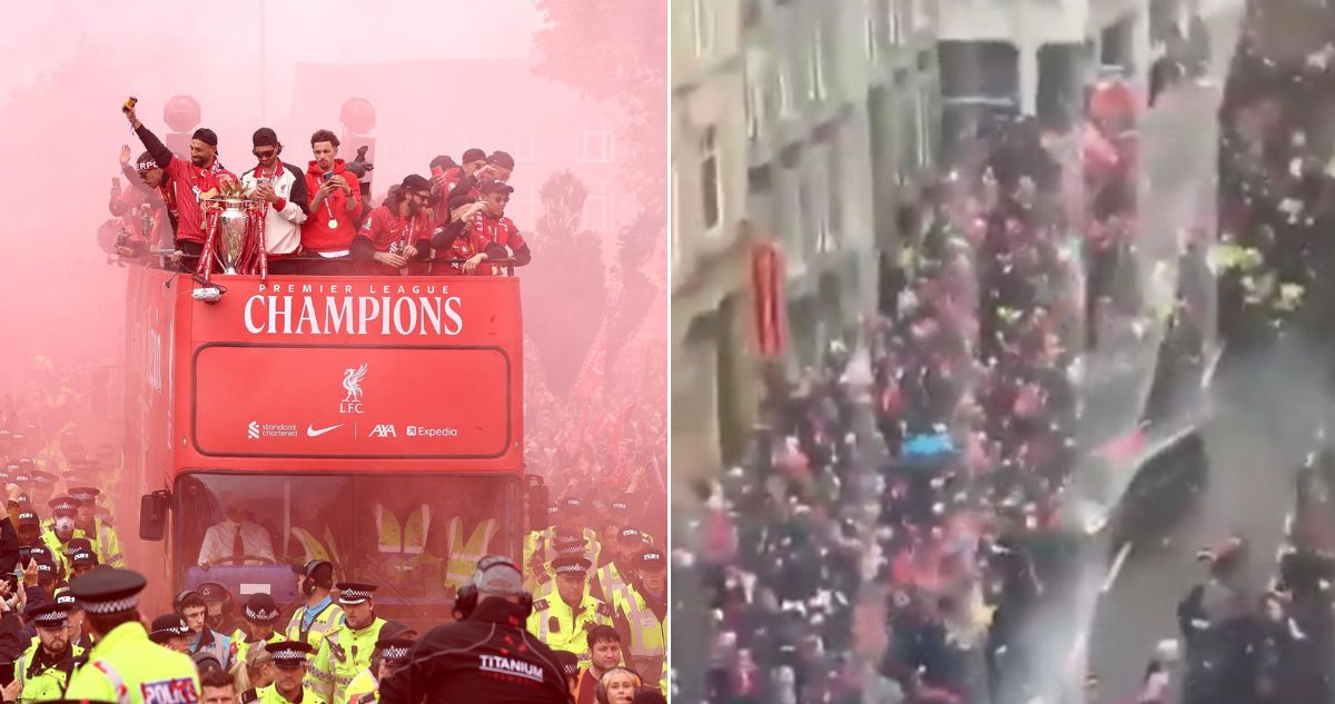 Auto atropella varios hinchas en medio del Liverpool Parade