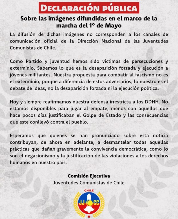 JJCC por muñecos nazis de Kast y Kaiser