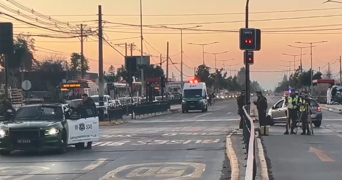 Dos atropellados muertos, seis heridos y un parto de emergencia deja accidente en La Pintana