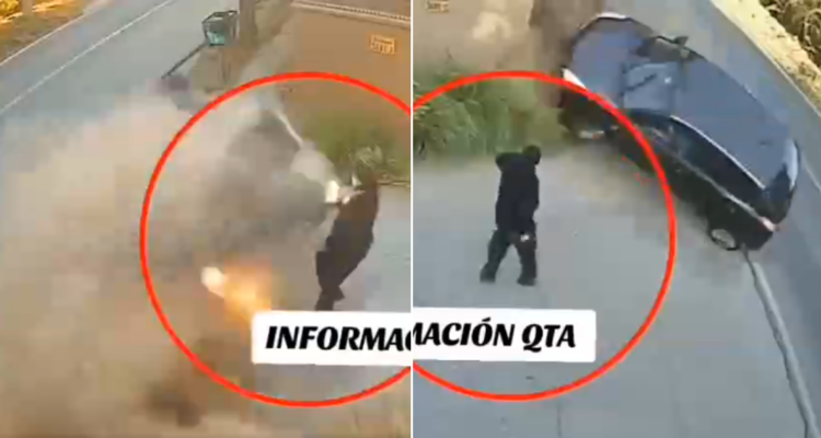 Volcamiento de vehículo en San Felipe