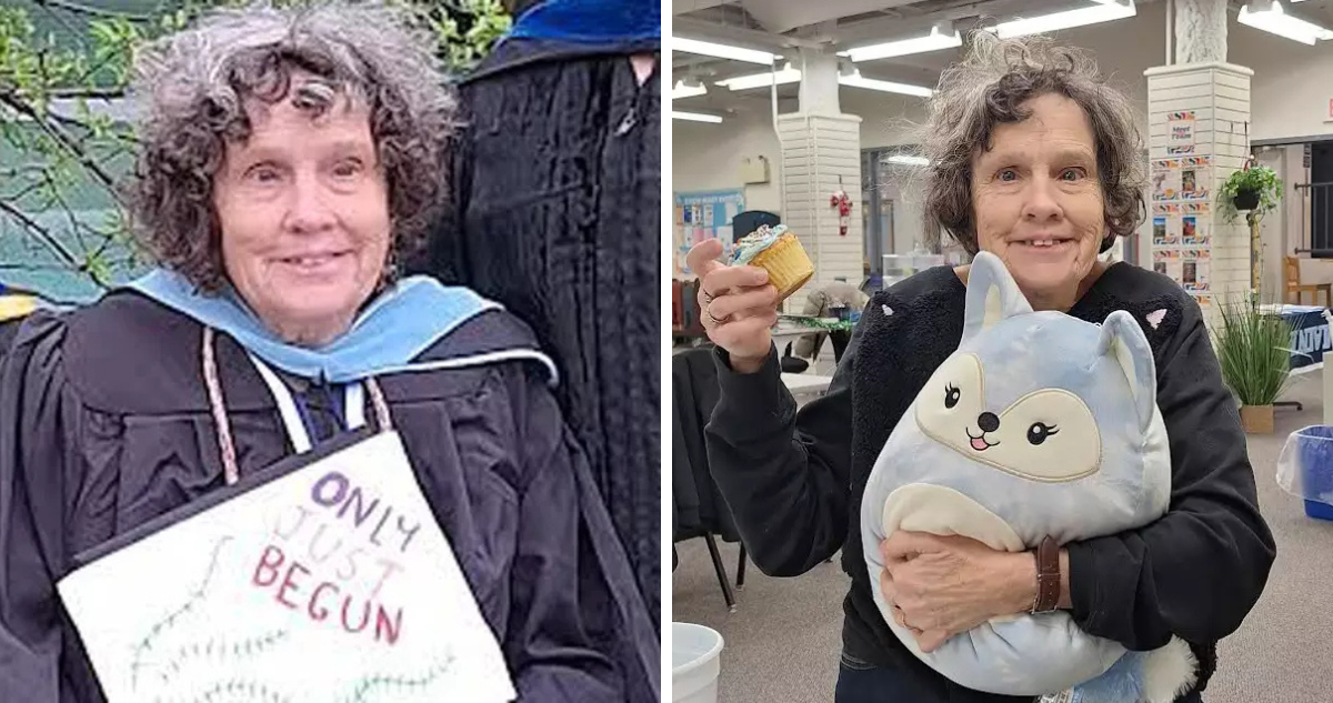 Adulta mayor logró finalizar su maestría en EE.UU