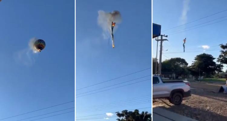 Al menos 8 muertos deja caída de globo aerostático con 21 pasajeros en Brasil