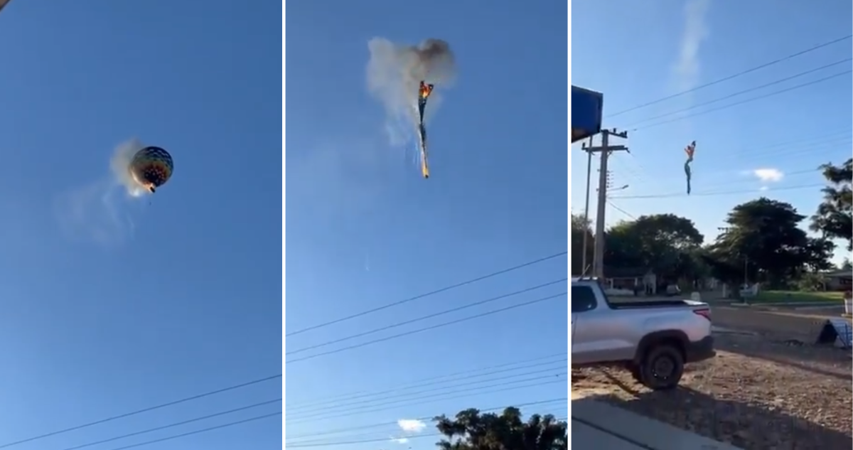Al menos 8 muertos deja caída de globo aerostático con 21 pasajeros en Brasil