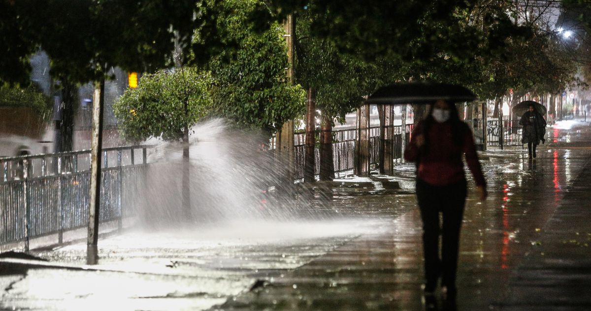 Cinco regiones en alarma por lluvias intensas en corto periodo de tiempo