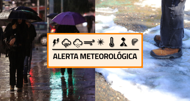 Alerta por nieve y lluvias