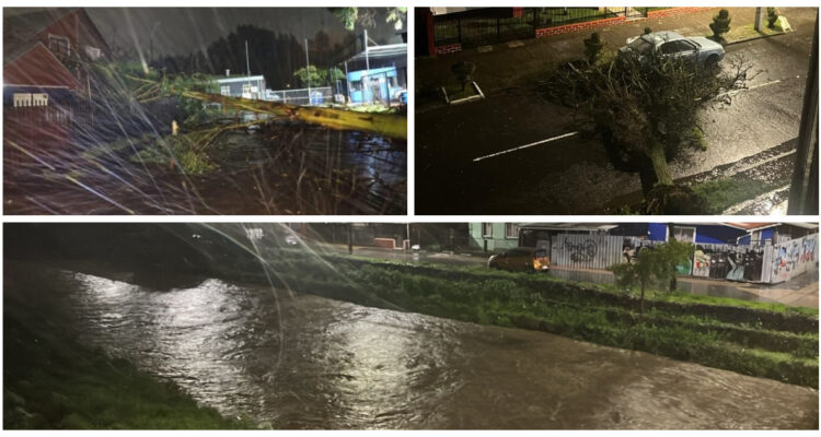Declaran Alerta Roja para la región del Bío Bío por sistema frontal y riesgo de desbordes