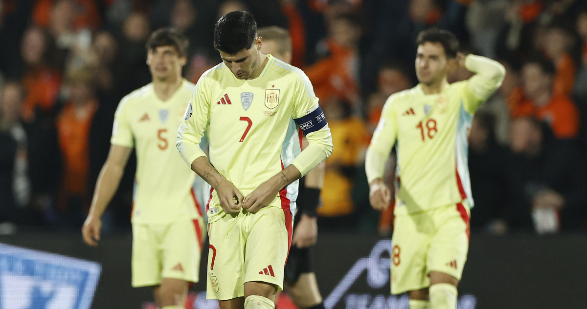 Álvaro Morata tras fallar el penal en la Nations League