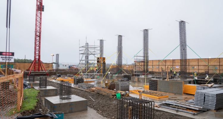 Obras de ampliación del aeródromo Pichoy