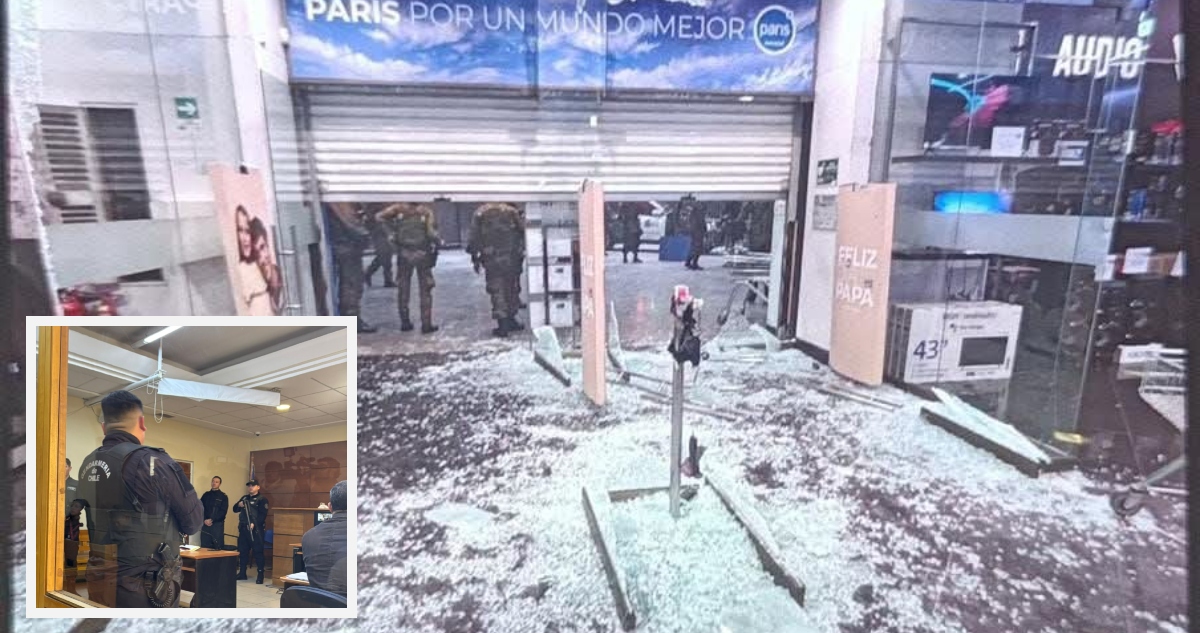 Amplían detención de implicados en robo a Paris de Valparaíso