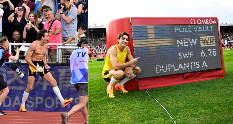 Armand Duplantis, otra vez récord mundial en salto con garrocha