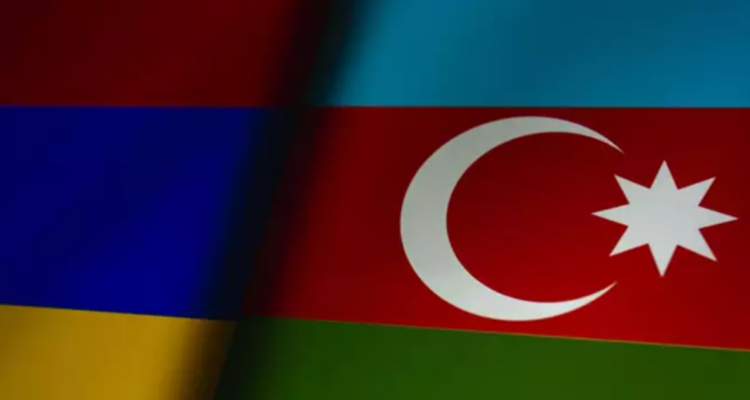 Banderas de Armenia y Azerbaiyán