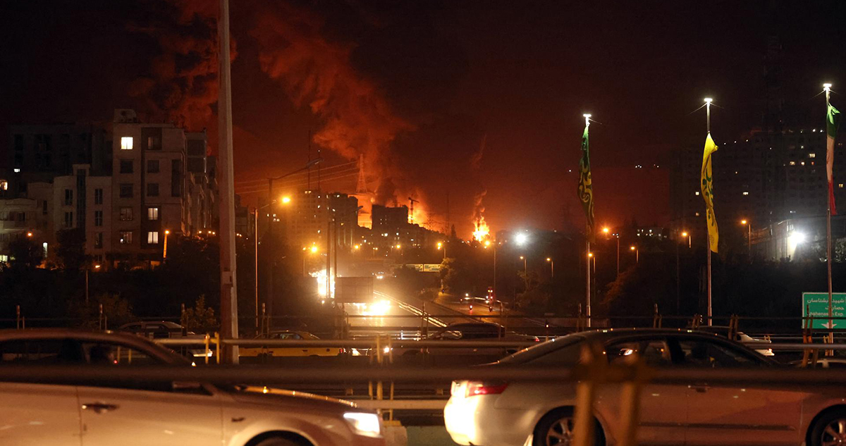 Attack on the refinery in Tehran