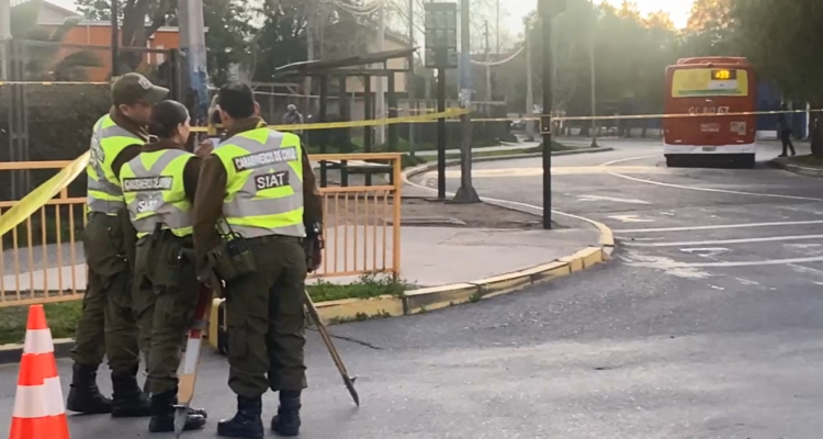 Investigan atropello fatal de bus RED a mujer en Pudahuel