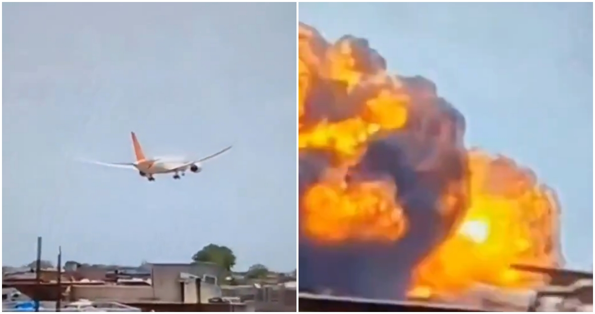 Avión con más de 240 pasajeros se accidente en India minutos después del despegue