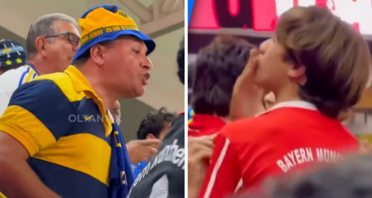 La burla de niño hincha de Bayern que provocó ira de seguidores de Boca Juniors en Mundial de Clubes