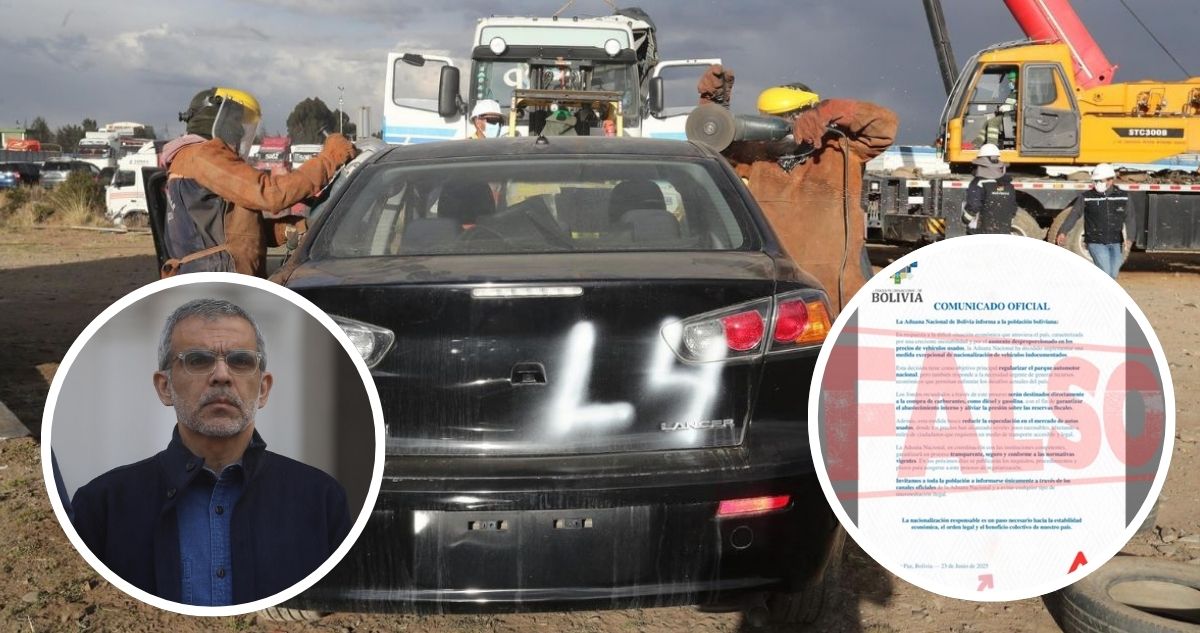 “Es falso”: Autoridades de Bolivia y Chile desmienten supuesta “nacionalización” de vehículos robados