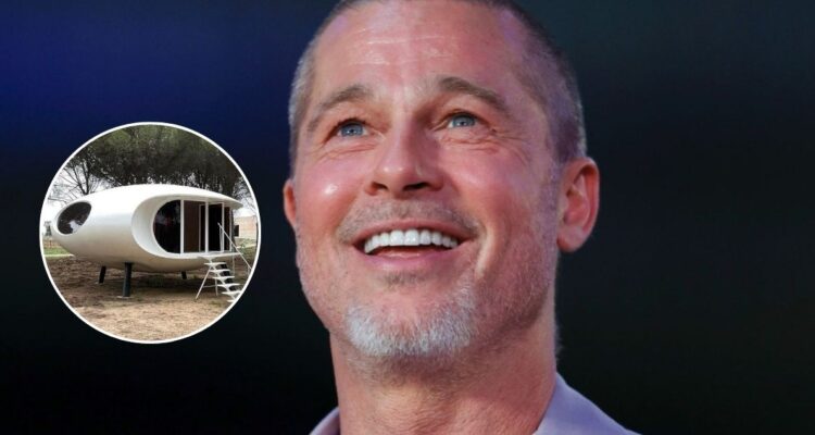 Las excentricidades de Hollywood: Brad Pitt compra con forma de ovni que sería toda una obra de arte