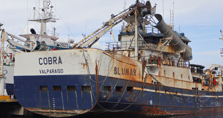 Imagen de buque Cobra por pericias a caja naranja que serán efectuadas por el FBI