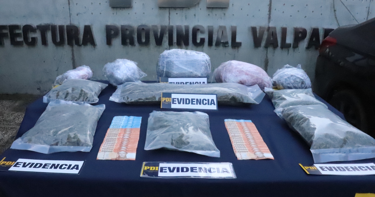 Cae banda que vendía droga a universitarios en Valparaíso