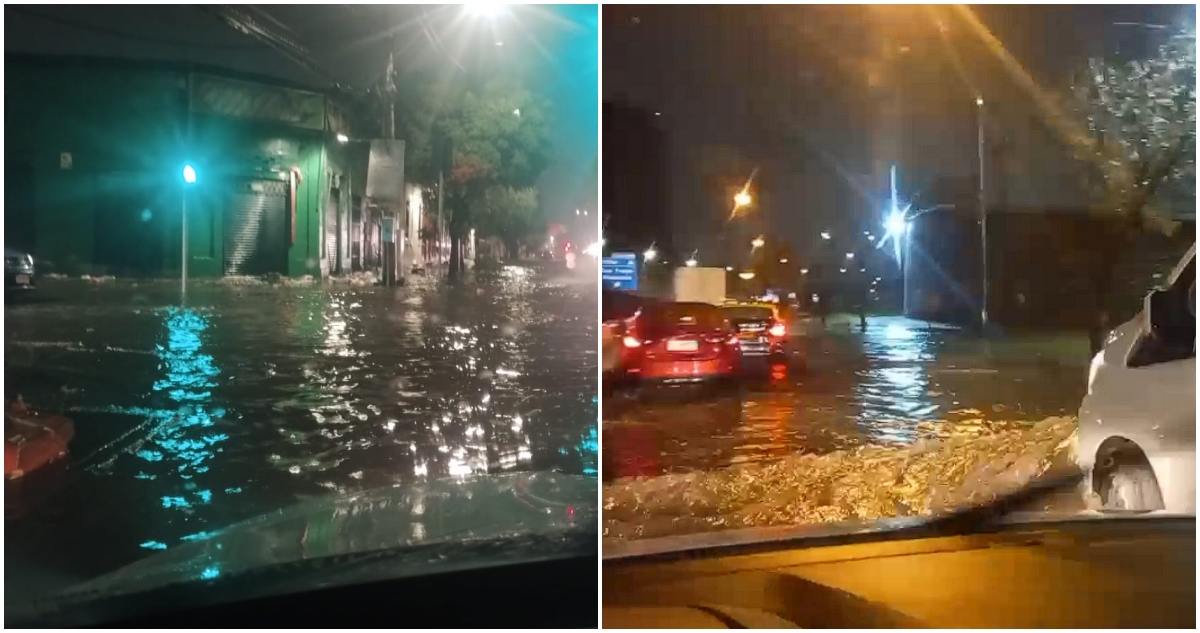 Cortes de luz, pasos bajo nivel y calles anegadas dejan intensas lluvias en la capital