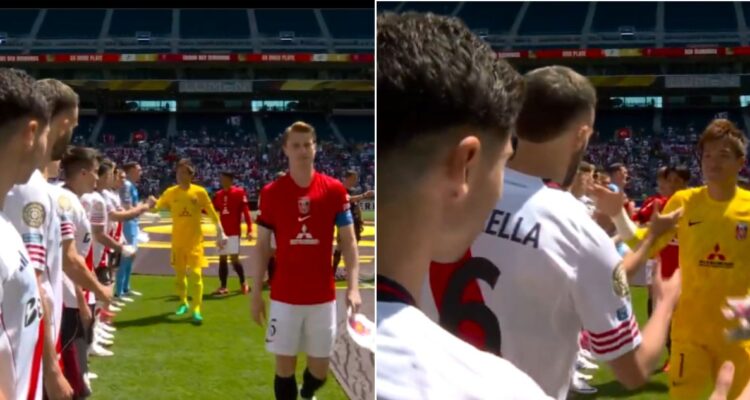 El noruego Marius Hoibraten, capitán del Urawa Reds japonés, se disculpó tras no saludar a jugadores de River Plate en debut del Mundial de Clubes