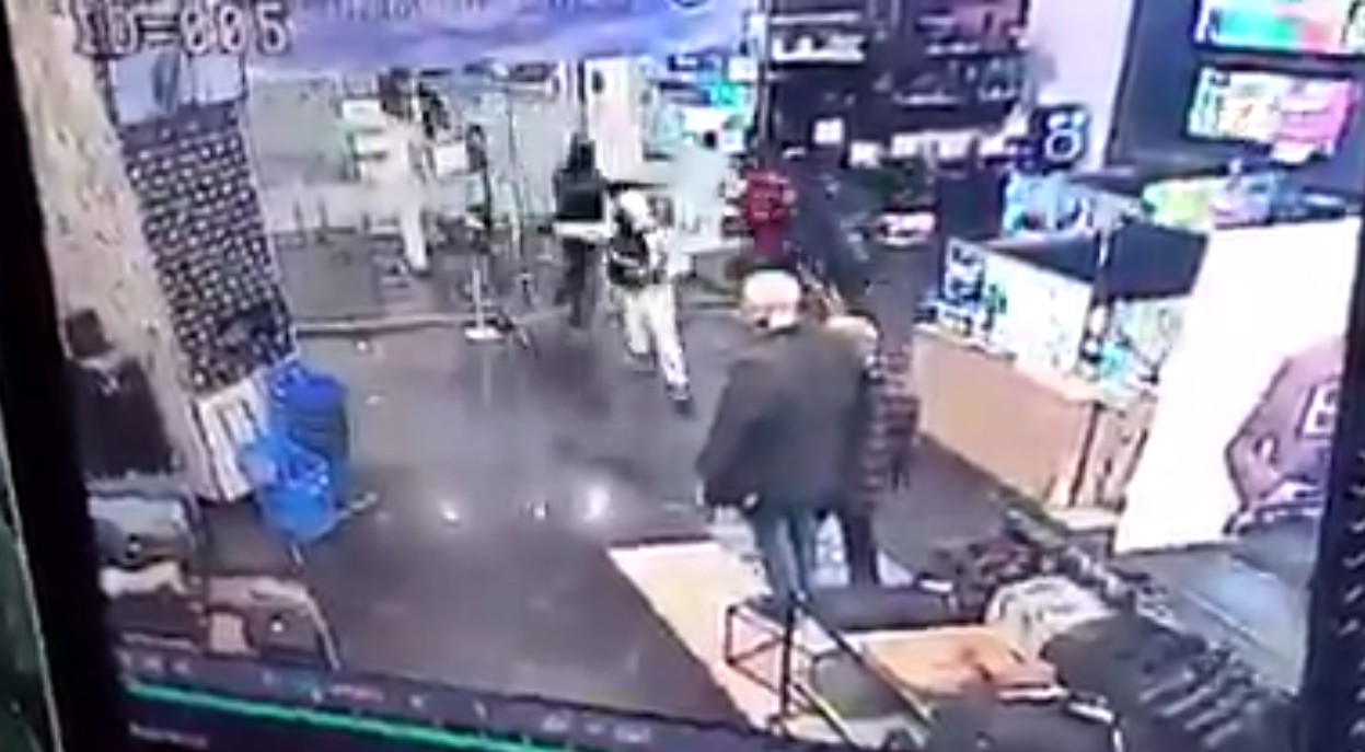 Captura de video de asalto.