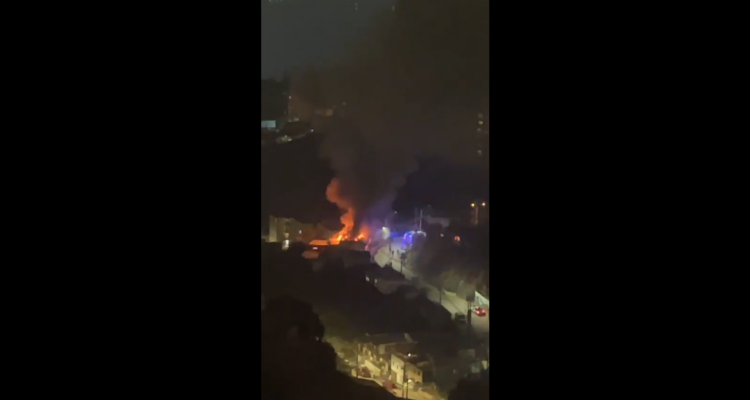 Incendio en Valparaíso