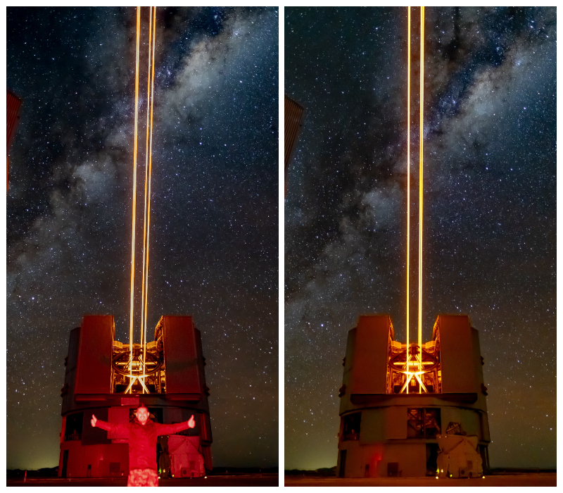El centro de la Vía Láctea captado por el astrofotógrafo Alex Sáez