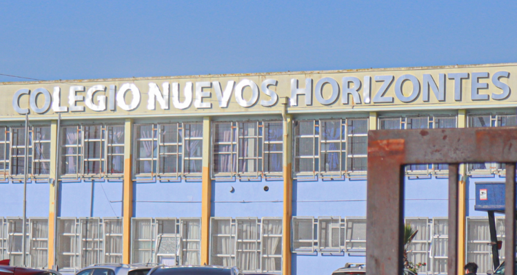 Frontis de colegio por confirmación de internación provisoria a joven imputado por balacera