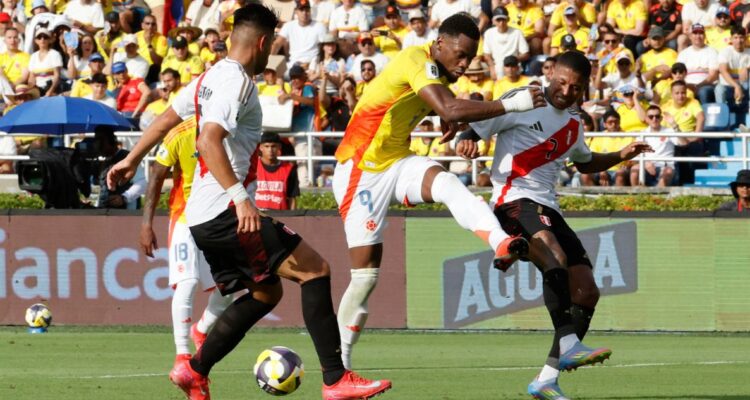 Colombia y Perú igualaron por las Eliminatorias al Mundial 2026