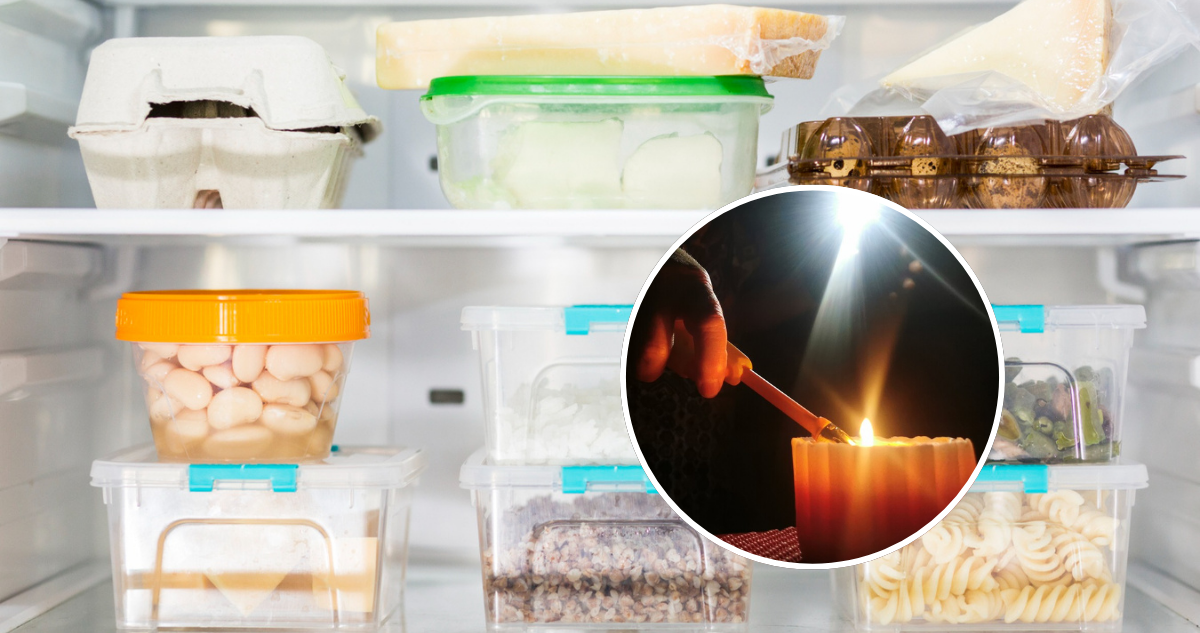 comida refrigerador corte de luz