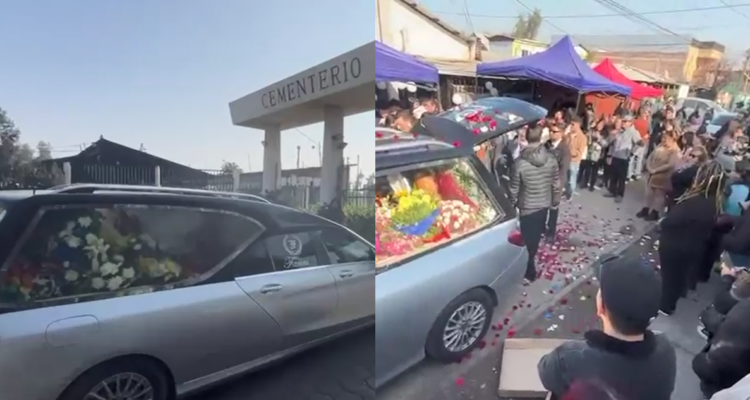 Masivo cortejo fúnebre acompañó los restos de Francisco Albornoz al Cementerio Metropolitano