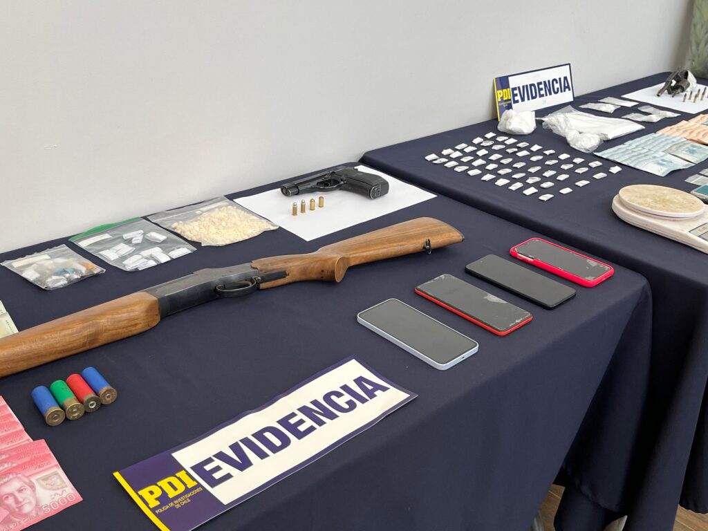 Armas decomisadas a Los Picos