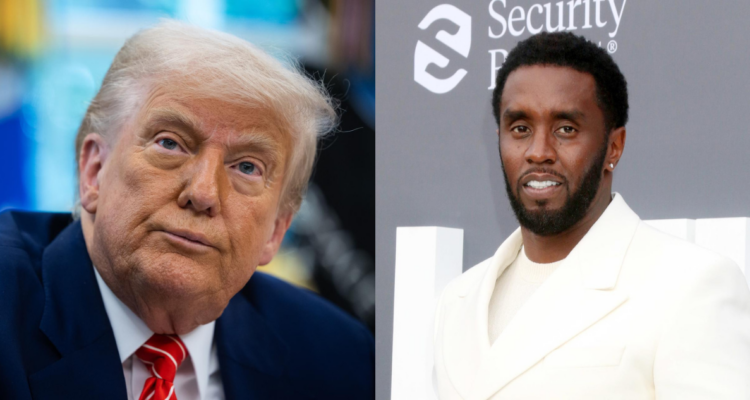 Donald Trump y Sean Diddy Combs en referencia a posible indulto para el rapero