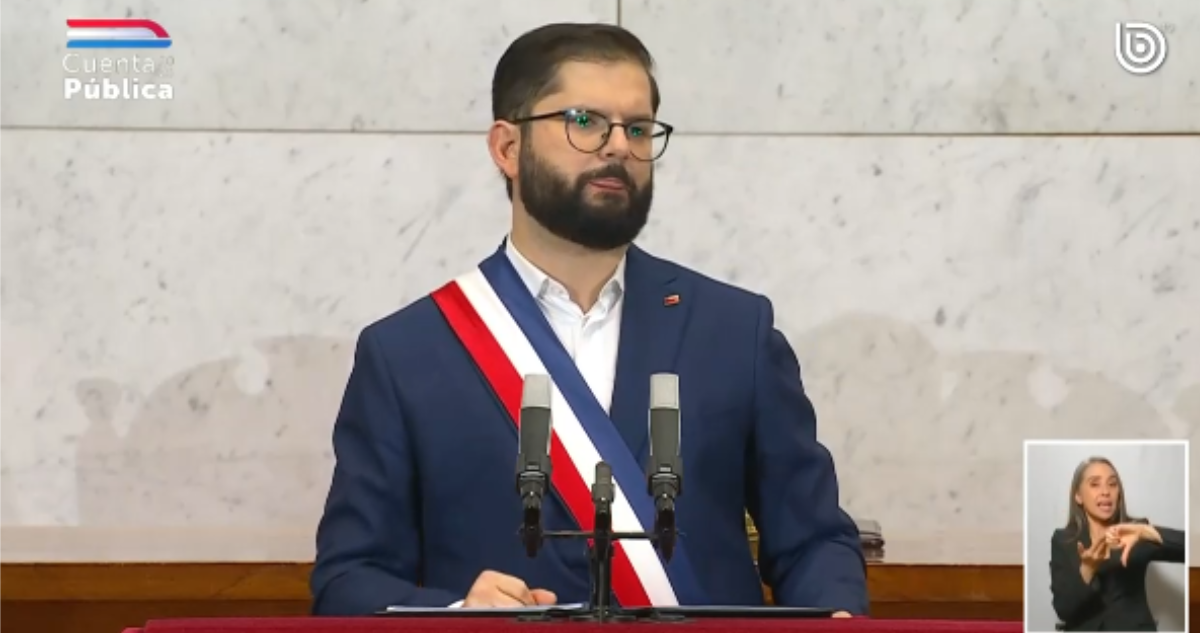 Boric por Estallido Social en Cuenta Pública: “Fue la expresión de un legítimo malestar acumulado”