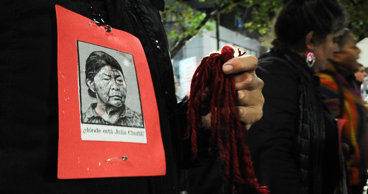 Dirigentes acusan al Gobierno de no hacerse responsable de la desaparición de Julia Chuñil