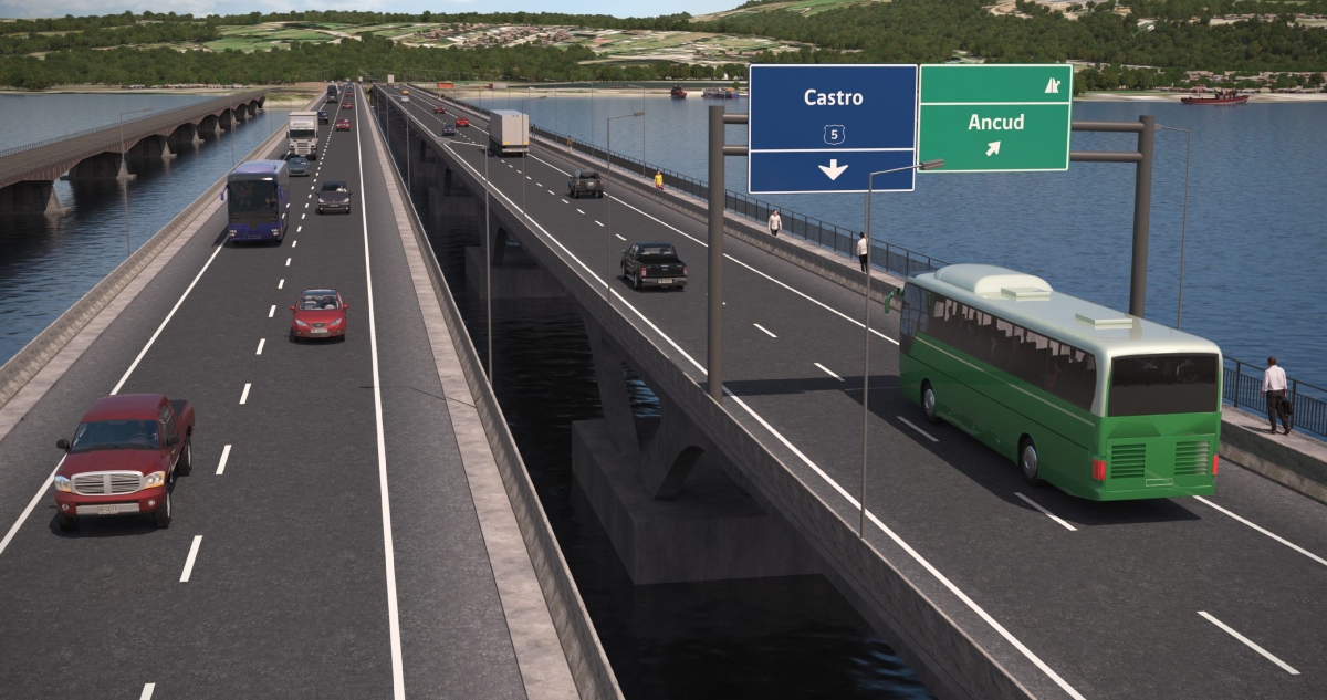 Empresa italiana fue la única que presentó oferta para construir doble vía de Chiloé