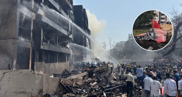 Aumentan a 265 muertos tras tragedia de Air India: avión iba con 242 pasajeros
