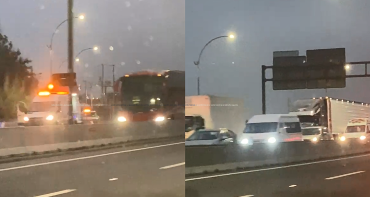 Derrame de ácido fosfórico causa emergencia química en la autopista General Velásquez