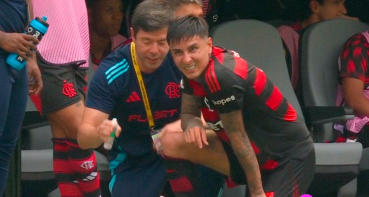 En Brasil confirman la grave lesión de Erick Pulgar: estará alejado hasta dos meses de las canchas