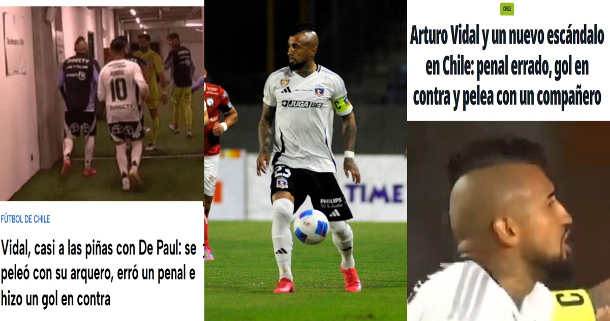 Arturo Vidal y otro escándalo en Colo Colo.